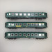 Coffret 3 voitures I2 B8 + A4R Buffet verte toit vert, SNCB, Ep. IVab - LS MODELS 42111 - HO 1/87