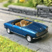 Peugeot 204, cabriolet, bleu, 1966 - SAI 6653 - HO 1/87