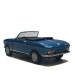 Peugeot 204, cabriolet, bleu, 1966 - SAI 6653 - HO 1/87
