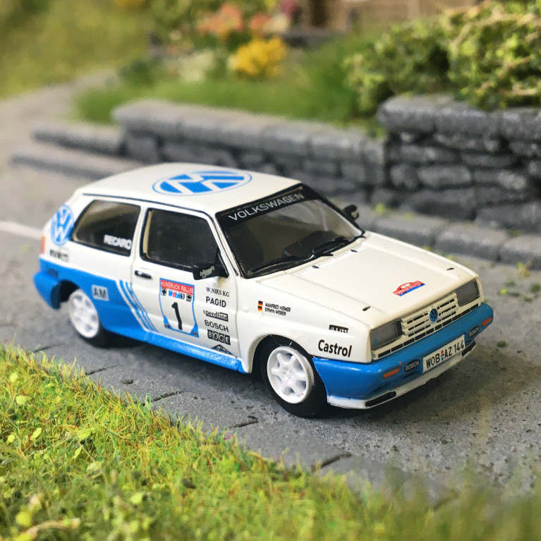Volkswagen Golf II, rallye, rallye Hunsrück, 1991 - PCX 871596 - HO 1/87