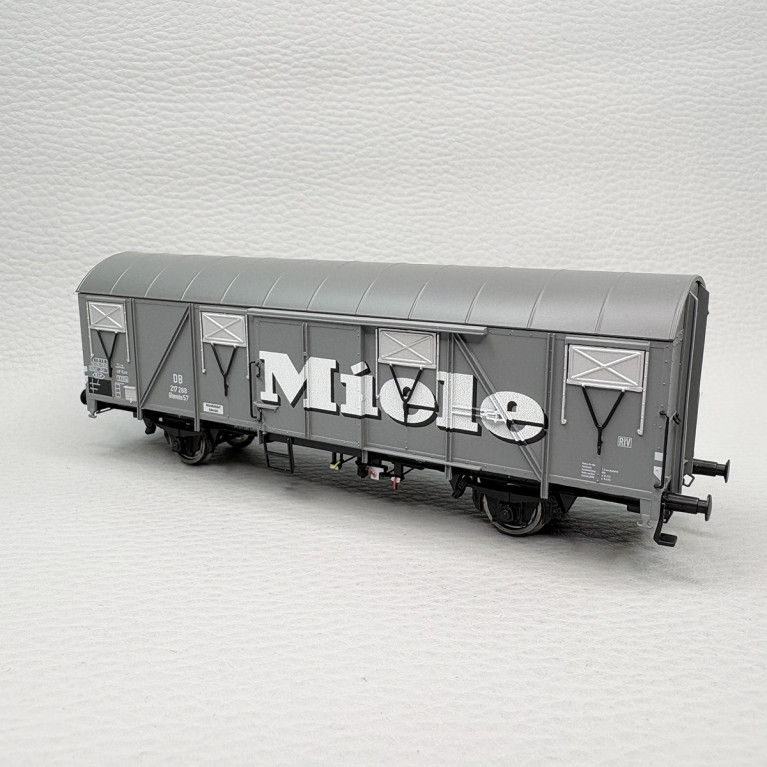 Wagon couvert Glmmhs57 N°217 288 "Miele", DB, Ep. III - BRAWA 51355 - HO 1/87