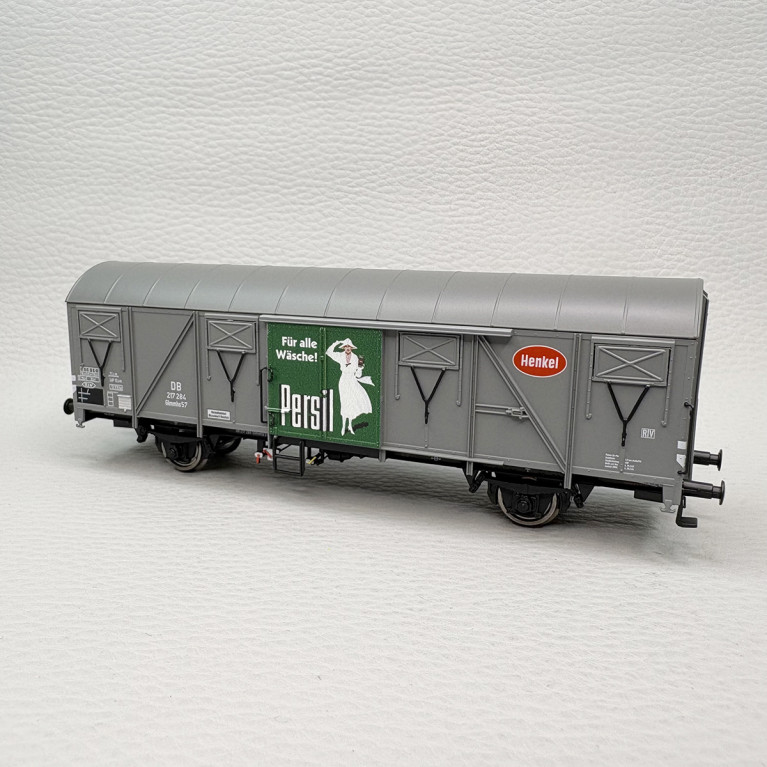 Wagon couvert Glmmhs57 N°217 284 "Persil", DB, Ep. III - BRAWA 51354 - HO 1/87