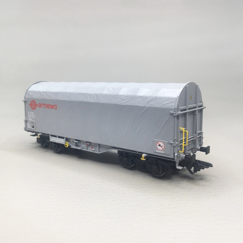 Coffret de 2 wagons à bâche coulissante Shimmns "Ermewa", Ep. VI - MARKLIN 47230 - HO 1/87