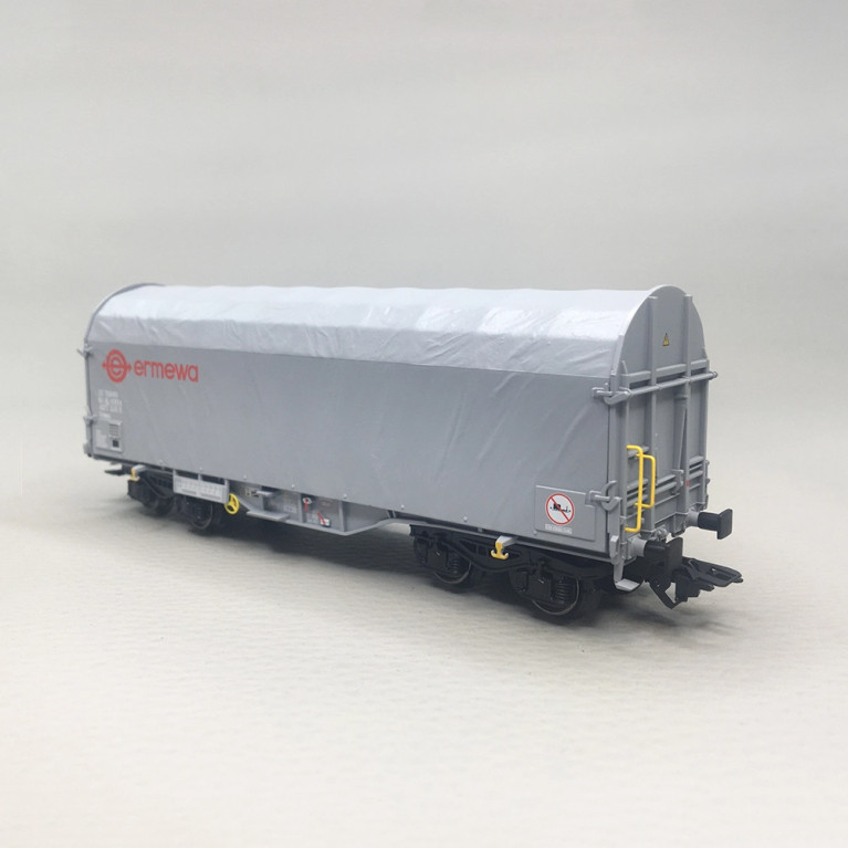 Coffret de 2 wagons à bâche coulissante Shimmns "Ermewa", Ep. VI - MARKLIN 47230 - HO 1/87