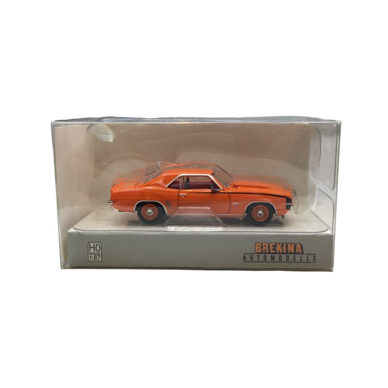 Chevrolet Camaro SS, orange, 1969 - BREKINA 18376 - HO 1/87