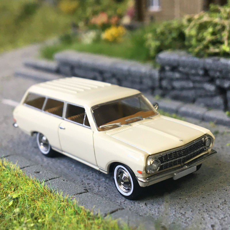 Opel Rekord, A Caravan, blanc, 1963 - BREKINA 20470 - HO 1/87
