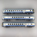 Automotrice électrique 444-011-1, bleu et blanche, Intercity, RENFE, DC SON, Ep. V - ELECTROTREN HE2022S - HO 1/87