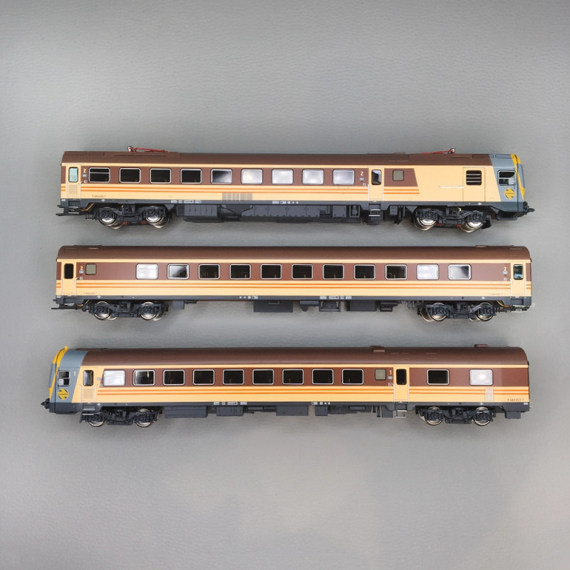 Automotrice électrique 444-503-7 "Lavadora", décoration Estrella, RENFE, Ep. IV - ELECTROTREN HE2021 - HO 1/87