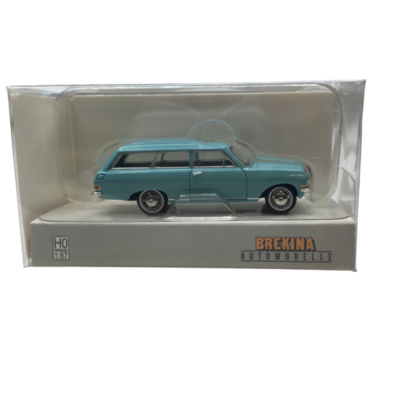 Opel Rekord, A Caravan, turquoise, 1963 - BREKINA 20471 - HO 1/87
