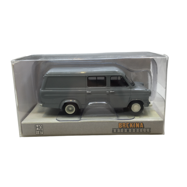 Ford transit Mk1, gris, 1970 - BREKINA 34170 - HO 1/87