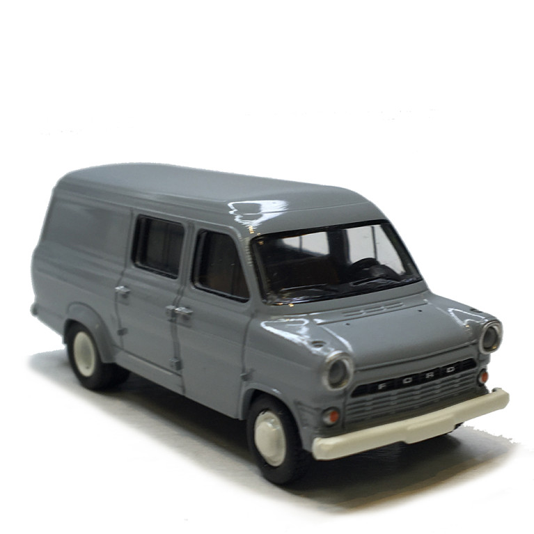 Ford transit Mk1, gris, 1970 - BREKINA 34170 - HO 1/87