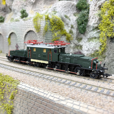 Locomotive électrique 1189.08 "Crocodile autrichien", vert sapin, ÖBB, Ep. IV - MARKLIN 39092 - HO 1/87