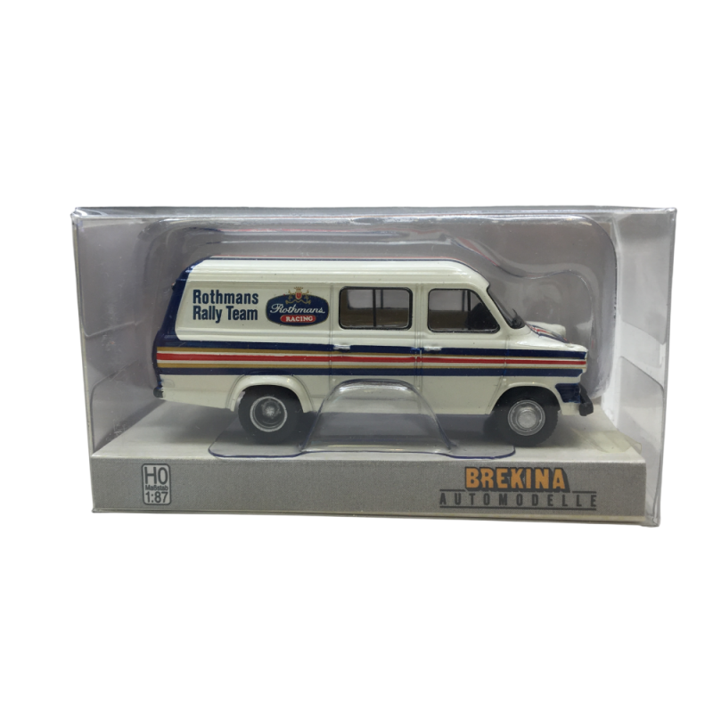 Ford transit Mk1, Rothmans rally team, 1970 - BREKINA 34176 - HO 1/87