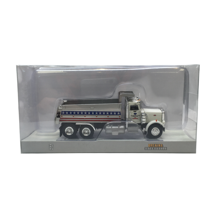Peterbilt 359, camion-benne, american track, 1973 - BREKINA 86291 - HO 1/87