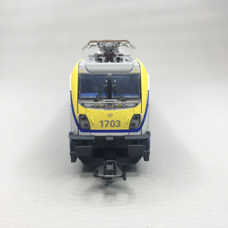 Locomotive électrique série 17, gris clair, N°1703, SNCB, Ep. VI - MARKLIN 36646 - HO 1/87