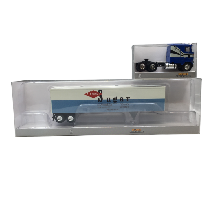 Ford CLT 9000, semi remorque tôlé, Diamond sugar, 1978 - BREKINA 85862 - HO 1/87