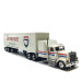 Chevrolet bison, semi remorque tôlé, Interstate moving, 1980 - BREKINA 85787 - HO 1/87