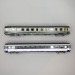 Coffret de 2 voitures Ambulance So et Corail VU couchettes B10c10x, logo nouille, SNCF, Ep. IV-V - REE JM-050 - HO 1/87
