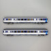Coffret de 2 voitures Ambulance So, bleu TEN et blanc, logo casquette, SNCF, Ep. V-VI - REE JM-051 - HO 1/87