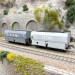 Coffret de 2 wagons coke MH45 "STEMI", chargement de coke, SNCF, Ep. III - REE WB-961 - HO 1/87