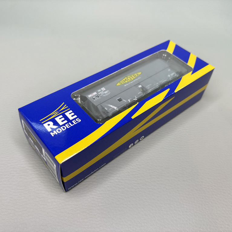 Wagon coke MH45 "SIMOTRA", chargement de coke, SNCF, Ep. III - REE WB-963 - HO 1/87