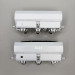 Coffret de 2 wagons coke MH45 "HBL", chargement de coke, SNCF, Ep. IV-V - REE WB-966 - HO 1/87