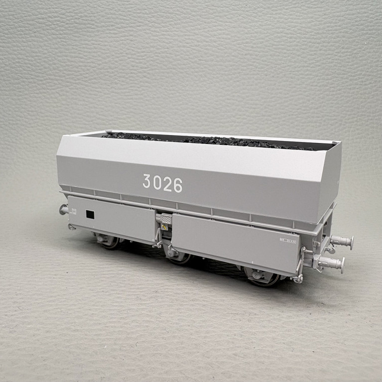 Coffret de 2 wagons coke MH45 "HBL", chargement de coke, SNCF, Ep. IV-V - REE WB-966 - HO 1/87