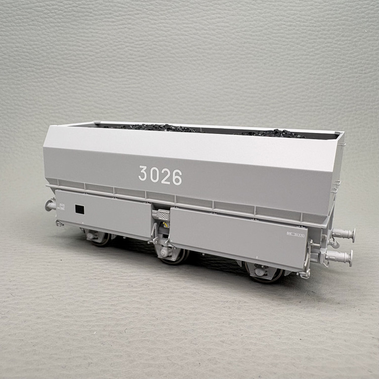Coffret de 2 wagons coke MH45 "HBL", chargement de coke, SNCF, Ep. IV-V - REE WB-966 - HO 1/87