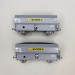 Coffret de 2 wagons coke MKH ex-MH45 "SIMOTRA", chargement de coke, SNCF, Ep. IV-V - REE WB-968 - HO 1/87