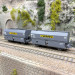 Coffret de 2 wagons coke MKH ex-MH45 "SIMOTRA", chargement de coke, SNCF, Ep. IV-V - REE WB-968 - HO 1/87