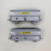 Coffret de 2 wagons coke MKH ex-MH45 "SIMOTRA", chargement de coke, SNCF, Ep. IV-V - REE WB-968 - HO 1/87