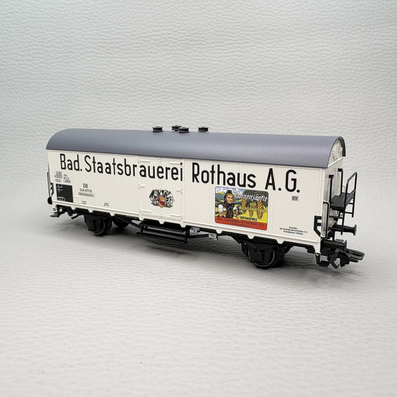 Wagon réfrigérant Tnoms 35 "Rothaus Tannenzäpfle", DB, Ep. III - MARKLIN 46805 - HO 1/87
