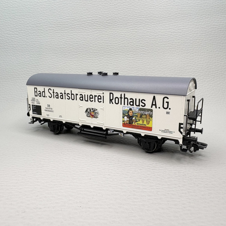 Wagon réfrigérant Tnoms 35 "Rothaus Tannenzäpfle", DB, Ep. III - MARKLIN 46805 - HO 1/87