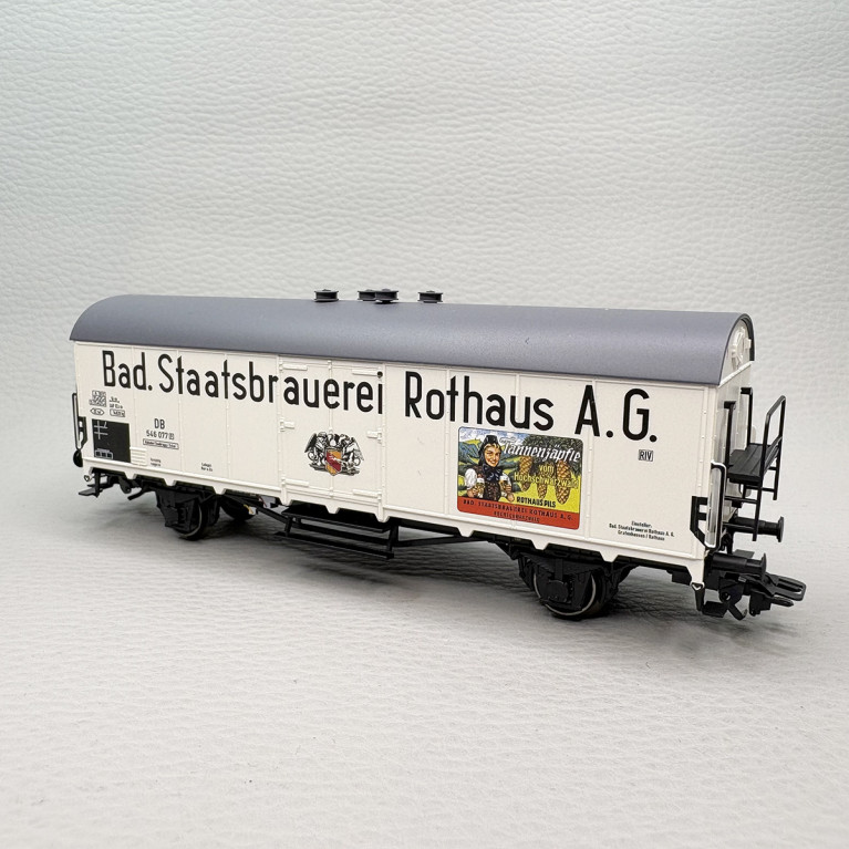 Wagon réfrigérant Tnoms 35 "Rothaus Tannenzäpfle", DB, Ep. III - MARKLIN 46805 - HO 1/87