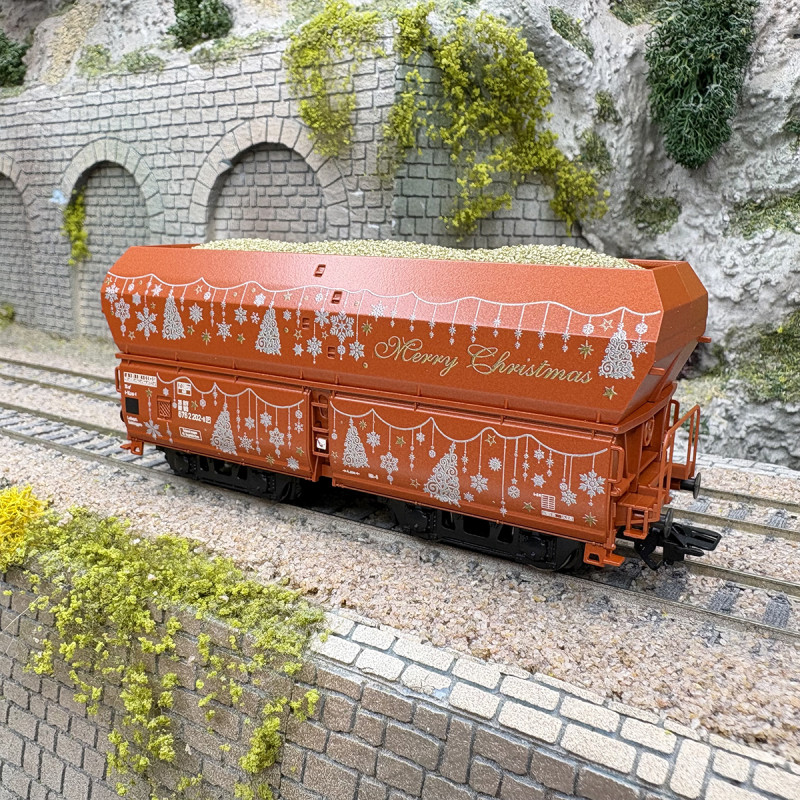 Wagon tombereau Fad 155 de Noël, "Weihnachtsbahn", édition 2026, Ep. IV - MARKLIN 48426 - HO 1/87