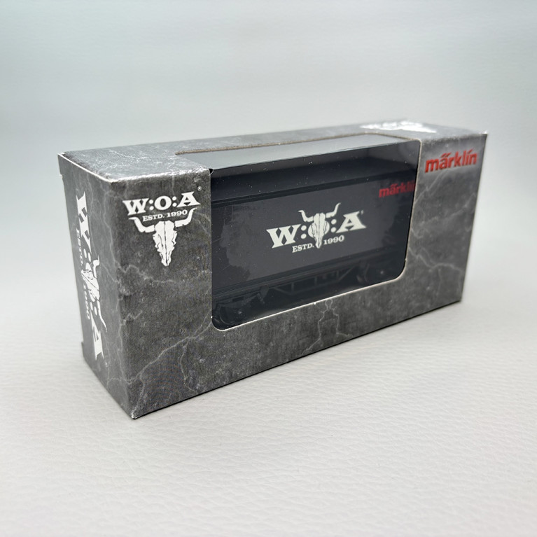 Wagon porte-conteneurs W:O:A Wacken Open Air, série limitée 2026 - MARKLIN 44296 - HO 1/87