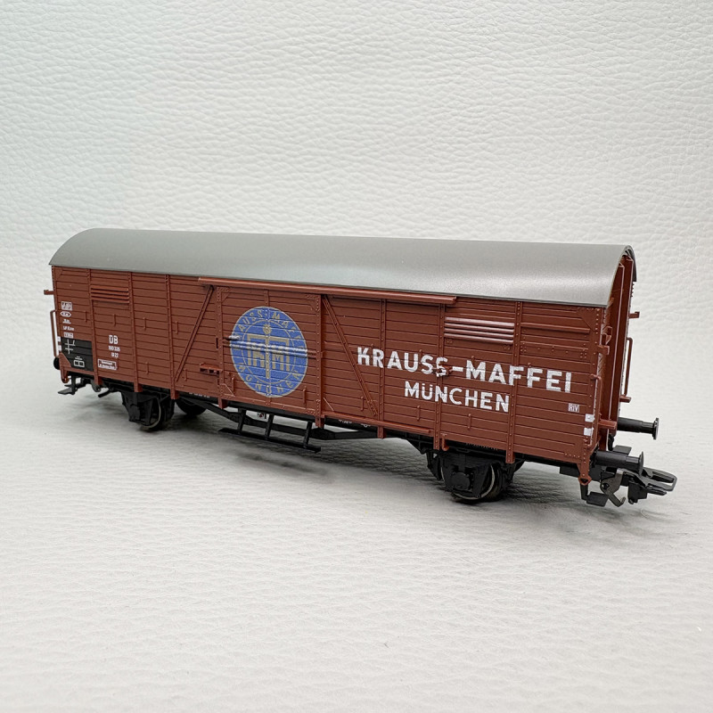 Wagon marchandises couvert Gl 22 "Dresden", plaque Krauss-Maffei, DB, Ep. III - MARKLIN 46592 - HO 1/87