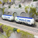 Ensemble de 2 wagons-silos Uacs "Holcim", ex-CFF, Ep. VI - ROCO 6600233 - HO 1/87