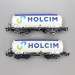 Ensemble de 2 wagons-silos Uacs "Holcim", ex-CFF, Ep. VI - ROCO 6600233 - HO 1/87