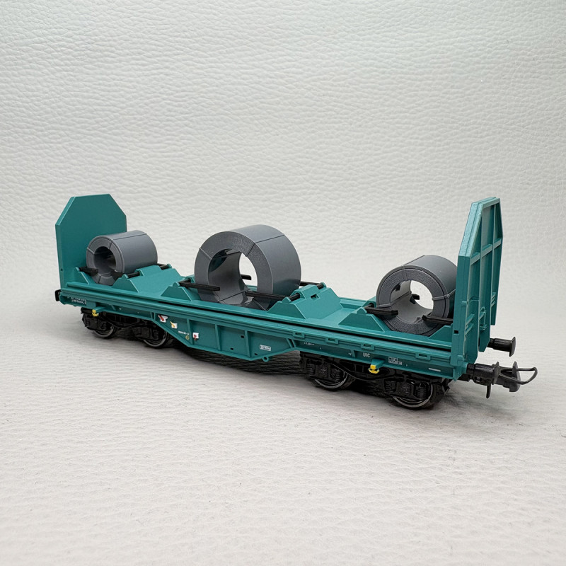 Ensemble de 2 wagons porte-bobines Shmmns, FS, Ep. V-VI - ROCO 6600181 - HO 1/87