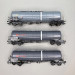 Coffret de 3 wagons-citernes Zacns 95m³, "Ermewa" et "Millet", Ep. VI - MARKLIN 47551 - HO 1/87
