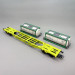 Wagon porte-conteneurs Sgns "GATX", chargement conteneurs-citernes, Ep. VI - ROCO 6600279 - HO 1/87