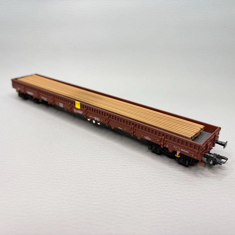 Coffret de 3 wagons à bords bas Res-x, brun-rouge, DB AG, Ep. VI - MARKLIN 47162 - HO 1/87