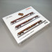 Coffret de 3 wagons à bords bas Res-x, brun-rouge, DB AG, Ep. VI - MARKLIN 47162 - HO 1/87