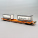 Wagon-poche Sdgnss/T5 "Wascosa", chargement conteneurs-citernes NewPort, Ep. VI - ROCO 6600275 - HO 1/87