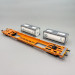 Wagon-poche Sdgnss/T5 "Wascosa", chargement conteneurs-citernes NewPort, Ep. VI - ROCO 6600275 - HO 1/87