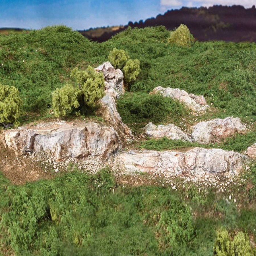 13 petits rochers accidentés pour diorama -HO et N-WOODLAND SCENICS C1139