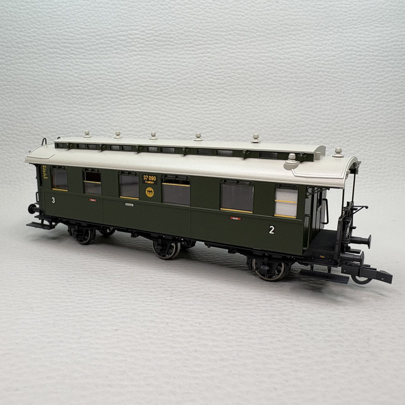 Voiture 2e/3e classe à couloir BC3i pr05, DRG, Ep. II - ROCO 6200255 - HO 1/87
