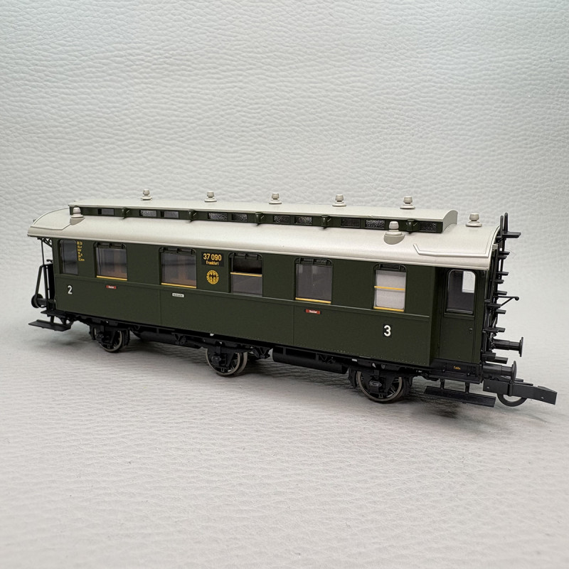 Voiture 2e/3e classe à couloir BC3i pr05, DRG, Ep. II - ROCO 6200255 - HO 1/87