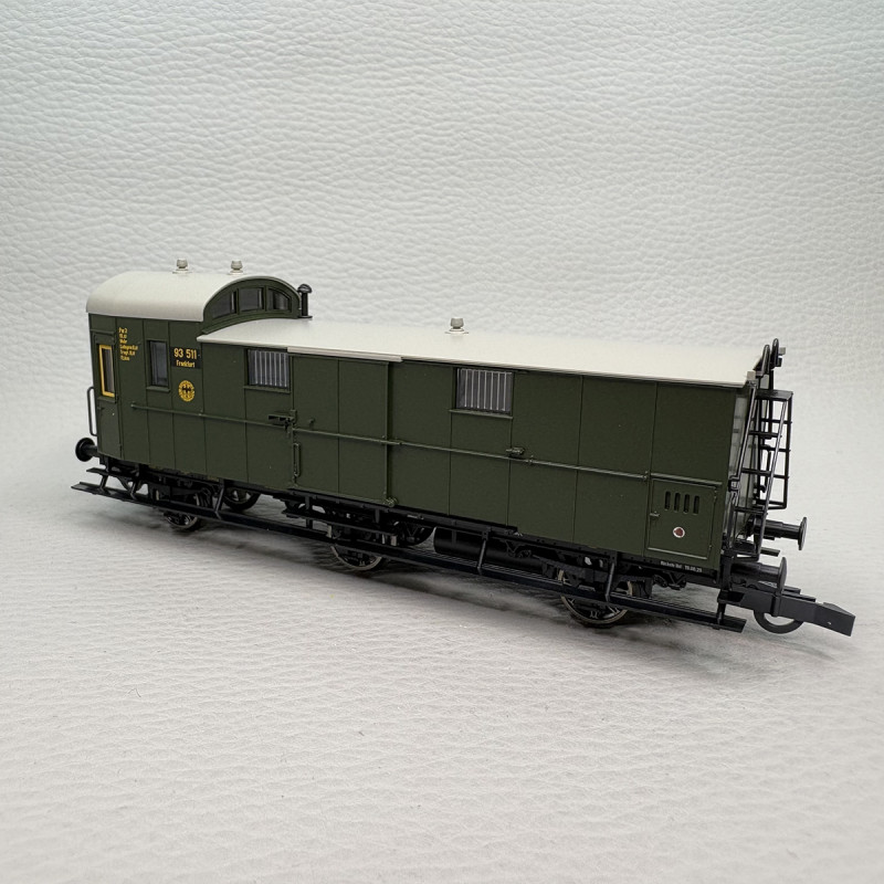 Fourgon à bagages à trois essieux Pw3 pr99a, DRG, Ep. II - ROCO 6200256 - HO 1/87